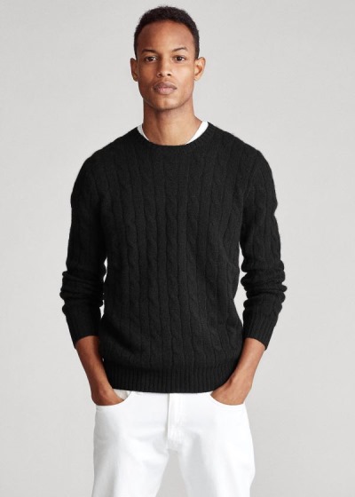 Suéter Polo Ralph Lauren Cable-Knit Cashmere Homem 41398-SZHF